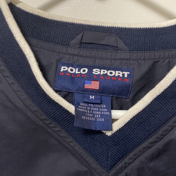 Polo sport windbreaker pullover, size medium - Picture 3 of 4